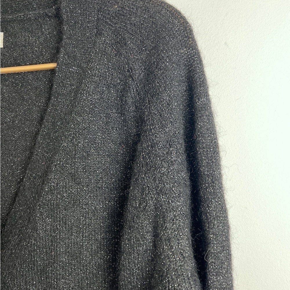 ANINE BING Mason Cardigan black mohair sparkle M - Picture 12 of 14